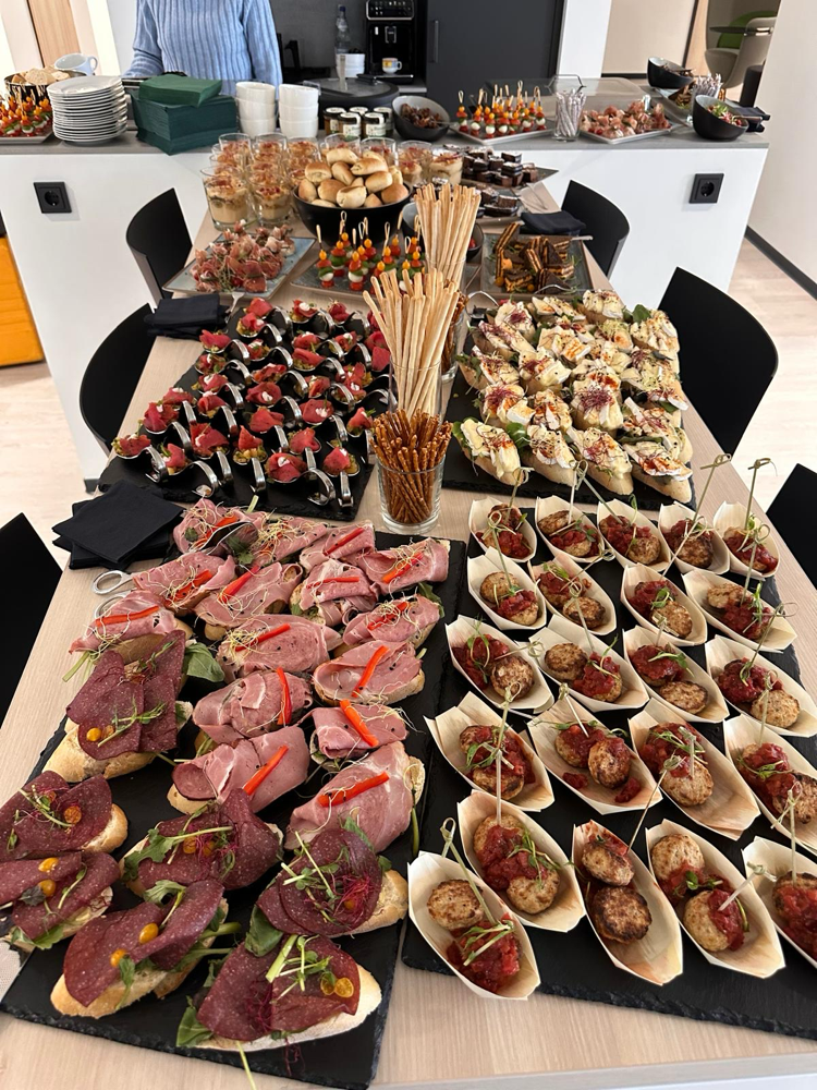 Buffet und Catering-Angebot
